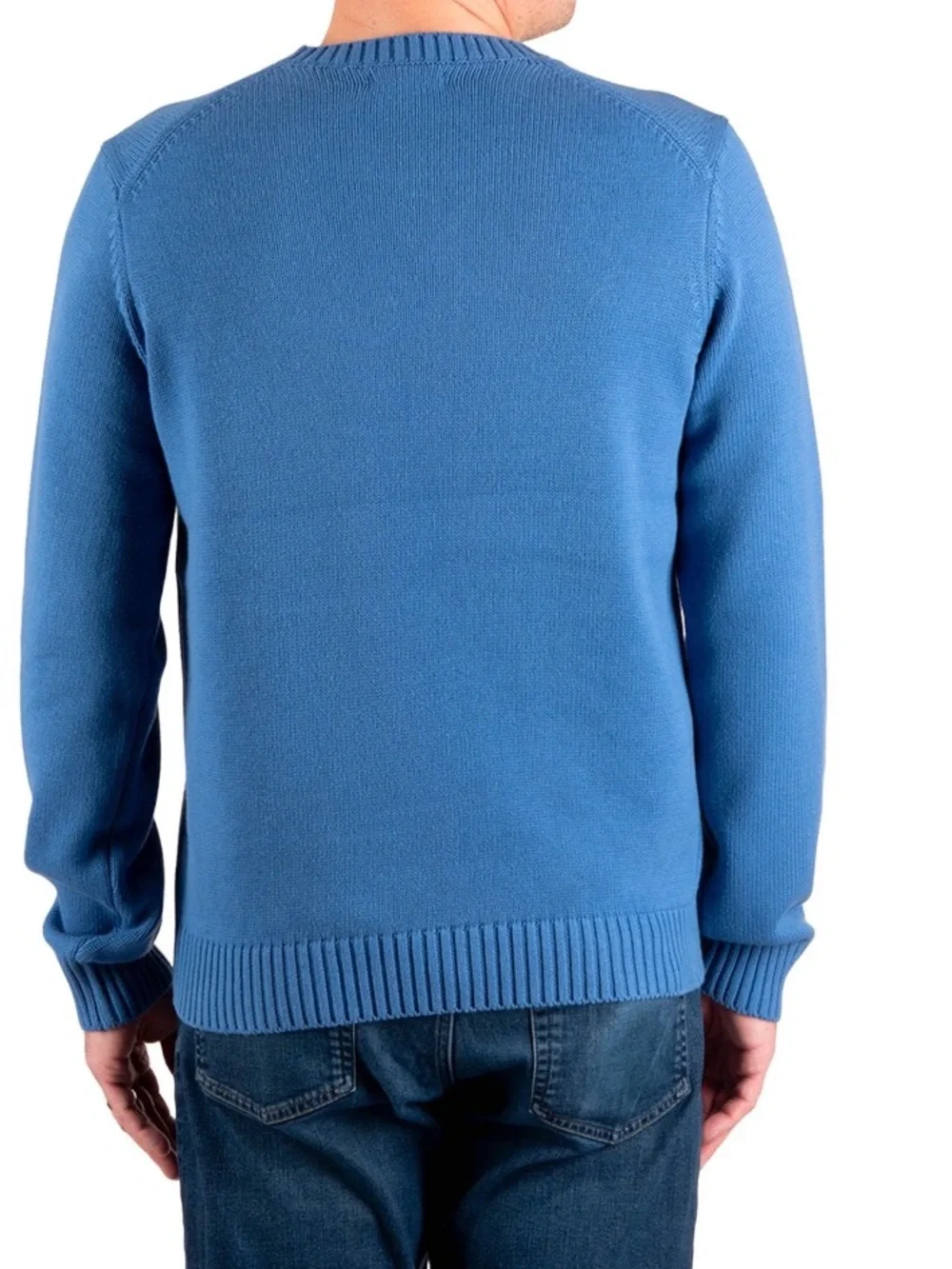 NWT Blue Unisex Crewneck Sweater American Flag Graphic Maryland Sz L & XL